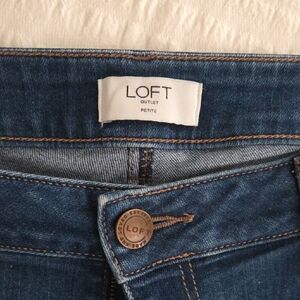LOFT Women's Classic Blue Skinny Jeans